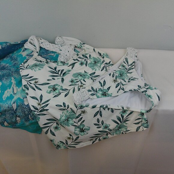 Ann Cole Tankini Racerback Macrame Set - Picture 9 of 12